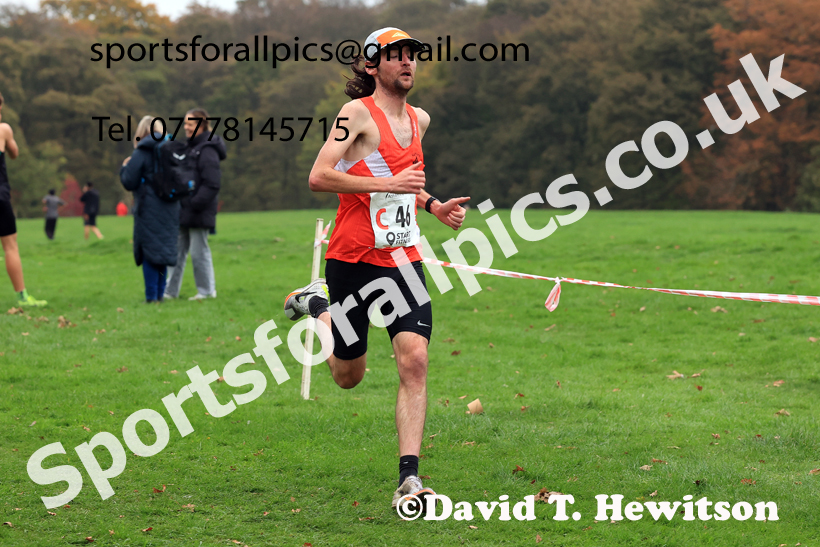 Senior Mens relay, 2025 Northern Cross Country Relays, Graves Park, Sheffield. Photo: David T. Hewitson/Sports for All Pics